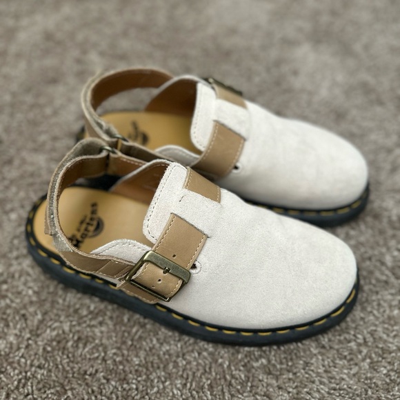 Dr. Martens Jorge II Slingback Suede And Leather Mules - Picture 2 of 6